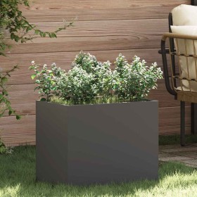 Macetero de Jardín Negro 50 x 32 x 40 cm Acero laminado en frío en Macetas y jardineras | Comprar online en Foru.es