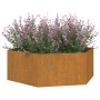 Jardinera de acero corten oxidado 138x120x45 cm de vidaXL, Maceteros y jardineras - Ref: Foro24-823677, Precio: 81,19 €, Desc...