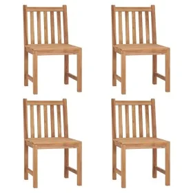 Gartenstühle 4 Stk. massives Teakholz von vidaXL, Gartenstühle - Ref: Foro24-3073085, Preis: 417,80 €, Rabatt: %