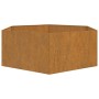 Jardinera de acero corten oxidado 138x120x45 cm de vidaXL, Maceteros y jardineras - Ref: Foro24-823677, Precio: 81,19 €, Desc...