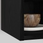Mueble colgante con estante Riga Roble negro 20 x 29,5 x 60 cm en Armarios de cocina | Comprar online en Foru.es