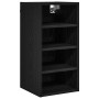 Mueble colgante con estante Riga Roble negro 30 x 29,5 x 60 cm en Armarios de cocina | Comprar online en Foru.es