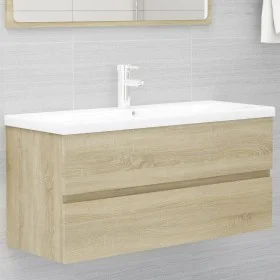 Mueble con lavabo madera de ingeniería roble Sonoma de vidaXL, Tocadores de baño - Ref: Foro24-3071570, Precio: 281,63 €, Des...
