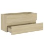 Mueble con lavabo madera de ingeniería roble Sonoma de vidaXL, Tocadores de baño - Ref: Foro24-3071570, Precio: 293,38 €, Des...