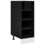Gabinete Base de Cocina Riga Roble negro 30 x 44,5 x 81,5 cm en Armarios de cocina | Comprar online en Foru.es