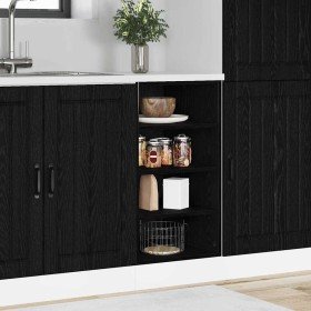 Gabinete Base de Cocina Riga Roble negro 40 x 44,5 x 81,5 cm en Armarios de cocina | Comprar online en Foru.es