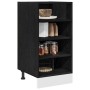 Gabinete Base de Cocina Riga Roble negro 40 x 44,5 x 81,5 cm en Armarios de cocina | Comprar online en Foru.es