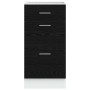 Gabinete Base de Cocina Riga Roble Negro 40 x 46 x 81,5 cm en Armarios de cocina | Comprar online en Foru.es