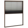 Mosquitera plisada para ventanas aluminio marrón 60x80cm de vidaXL, Mosquiteras para ventanas - Ref: Foro24-148653, Precio: 3...