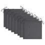 Sillas de jardín 8 uds teca maciza con cojines gris antracita de vidaXL, Sillas de jardín - Ref: Foro24-3072917, Precio: 494,...