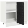 Gabinete Base de Esquina de Cocina con puerta Riga Roble negro en Armarios de cocina | Comprar online en Foru.es