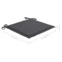 Sillas de jardín 8 uds teca maciza con cojines gris antracita de vidaXL, Sillas de jardín - Ref: Foro24-3072917, Precio: 494,...