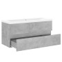 Mueble con lavabo madera de ingeniería gris hormigón de vidaXL, Tocadores de baño - Ref: Foro24-3071571, Precio: 297,56 €, De...