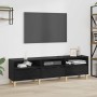 Gabinete de TV con cajón Roble Negro 150 x 30 x 45 cm en Muebles TV | Comprar online en Foru.es