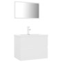 Juego de muebles de baño madera de ingeniería blanco de vidaXL, Muebles de baño - Ref: Foro24-3071675, Precio: 194,19 €, Desc...