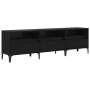 Gabinete de TV con cajón Roble Negro 150 x 30 x 45 cm en Muebles TV | Comprar online en Foru.es