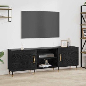 Gabinete de TV Roble negro 150 x 30 x 50 cm en Muebles TV | Comprar online en Foru.es
