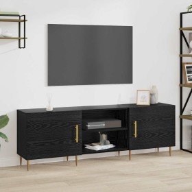 Gabinete de TV Roble negro 150 x 30 x 50 cm en Muebles TV | Comprar online en Foru.es