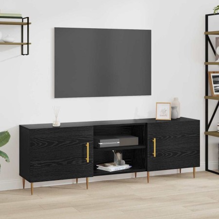 Gabinete de TV Roble negro 150 x 30 x 50 cm en Muebles TV | Comprar online en Foru.es