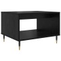Mesa de Café Roble negro 60 x 50 x 40 cm Madera contrachapada en Mesas de centro | Comprar online en Foru.es