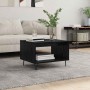 Mesa de Café Roble negro 60 x 50 x 40 cm Madera contrachapada en Mesas de centro | Comprar online en Foru.es