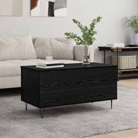 Mesa de Café Roble negro 90 x 44.5 x 45 cm Madera contrachapada en Mesas de centro | Comprar online en Foru.es