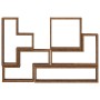 Cubo de Pared Madera vieja 96 x 12 x 64 cm Madera contrachapada en Estanterías | Comprar online en Foru.es
