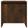 Mesita noche 2 uds madera ingeniería roble ahumado 45x34x44,5cm de vidaXL, Mesitas de noche - Ref: Foro24-813045, Precio: 40,...