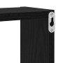 Cubo de Pared Roble negro 96 x 12 x 64 cm Madera contrachapada en Estanterías | Comprar online en Foru.es