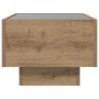 Mesa de Café Roble artisan 40 x 40 x 30 cm Madera contrachapada en Mesas de centro | Comprar online en Foru.es