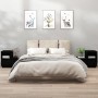 Mesitas de noche 2 uds madera maciza de pino negro 60x34x51 cm de vidaXL, Mesitas de noche - Ref: Foro24-814383, Precio: 102,...