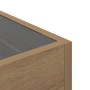 Mesa de Café Roble artisan 40 x 40 x 30 cm Madera contrachapada en Mesas de centro | Comprar online en Foru.es