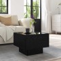 Mesa de Café Roble negro 40 x 40 x 30 cm Madera contrachapada en Mesas de centro | Comprar online en Foru.es
