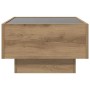 Mesa de Café Roble artisan 50 x 50 x 30 cm Madera contrachapada en Mesas de centro | Comprar online en Foru.es