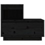 Mesitas de noche 2 uds madera maciza de pino negro 60x34x51 cm de vidaXL, Mesitas de noche - Ref: Foro24-814383, Precio: 102,...