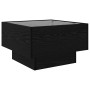 Mesa de Café Roble negro 50 x 50 x 30 cm Madera contrachapada en Mesas de centro | Comprar online en Foru.es