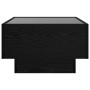 Mesa de Café Roble negro 50 x 50 x 30 cm Madera contrachapada en Mesas de centro | Comprar online en Foru.es