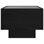 Mesa de Café Roble negro 50 x 50 x 30 cm Madera contrachapada en Mesas de centro | Comprar online en Foru.es