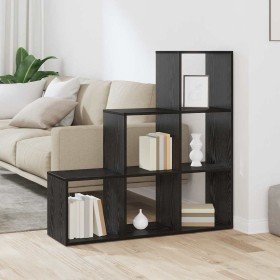 Librería Separadora de Ambientes Roble Negro 99 x 29 x 99 cm en Librerías y estanterías | Comprar online en Foru.es