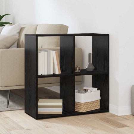 Librería Roble Negro 69,5 x 29 x 69,5 cm Madera de ingeniería en Librerías y estanterías | Comprar online en Foru.es