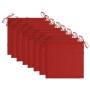 Sillas de jardín 8 unidades teca maciza con cojines rojos de vidaXL, Sillas de jardín - Ref: Foro24-3072923, Precio: 526,92 €...