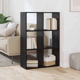 Librería Roble Negro 69,5 x 29 x 103,5 cm Madera de ingeniería en Librerías y estanterías | Comprar online en Foru.es