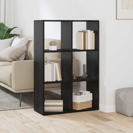 Librería Roble Negro 69,5 x 29 x 103,5 cm Madera de ingeniería en Librerías y estanterías | Comprar online en Foru.es