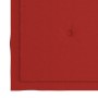 Sillas de jardín 8 unidades teca maciza con cojines rojos de vidaXL, Sillas de jardín - Ref: Foro24-3072923, Precio: 526,92 €...