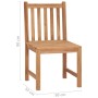 Sillas de jardín 8 unidades madera de teca con cojines de vidaXL, Sillas de jardín - Ref: Foro24-3073153, Precio: 979,59 €, D...