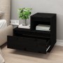 Mesitas de noche 2 uds madera maciza de pino negro 60x34x51 cm de vidaXL, Mesitas de noche - Ref: Foro24-814383, Precio: 102,...