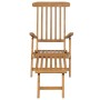 Tumbonas con reposapiés 2 unidades madera maciza de teca de vidaXL, Tumbonas - Ref: Foro24-3073291, Precio: 377,00 €, Descuen...
