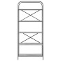 Estante de libros Gris Sonoma 80 x 30 x 183 cm en Librerías y estanterías | Comprar online en Foru.es