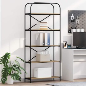 Estante de libros Roble artesanal 80 x 30 x 183 cm en Librerías y estanterías | Comprar online en Foru.es