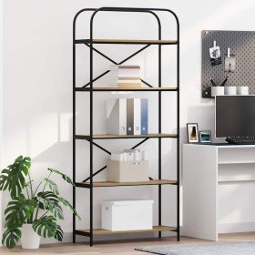 Estante de libros Roble artesanal 80 x 30 x 183 cm en Librerías y estanterías | Comprar online en Foru.es